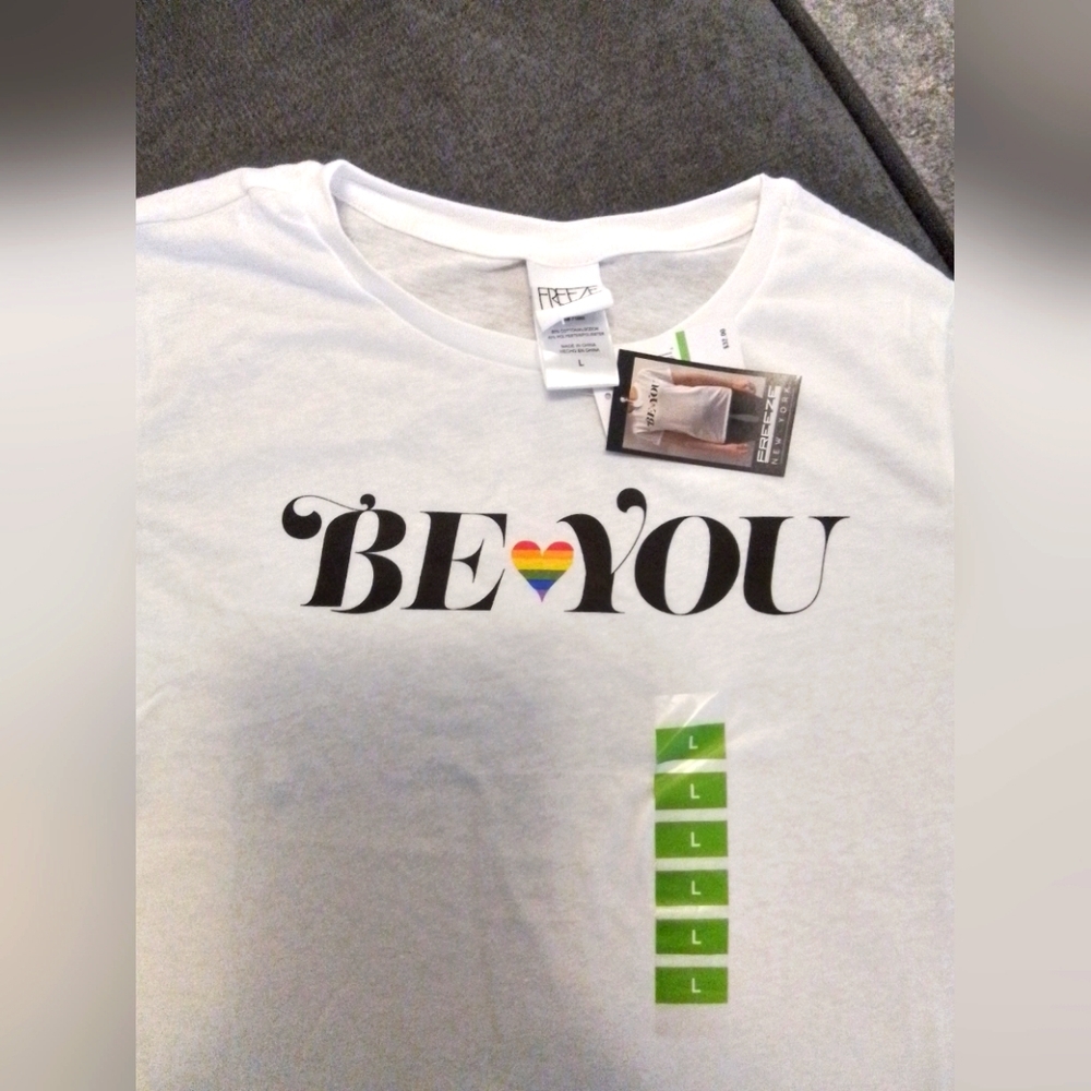 Freeze New York White Tee "Be You"